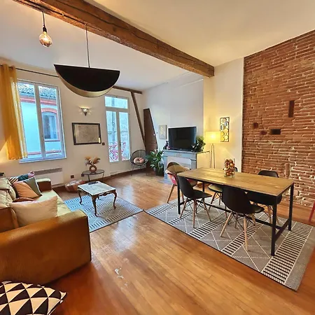L'ambrée  - Terrasse - Calme - Wifi - Plein Centre - Atypique Apartamento Toulouse