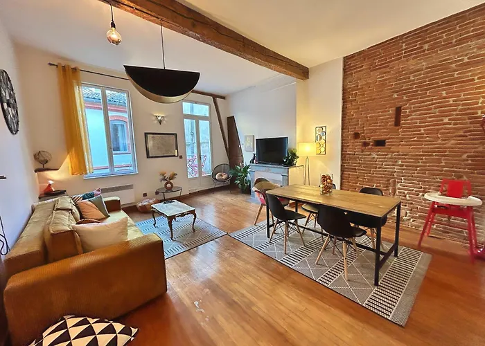 L'ambrée  - Terrasse - Calme - Wifi - Plein Centre - Atypique Apartamento Toulouse